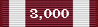 3rd John Dragan Medal (3,000 Points)