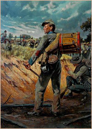 "Confederate Drummer " - Don Troiani