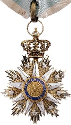 Emblema do Commandante da Ordem Militar de Nossa Senhora da Villa Vicosa (Order of Our Lady of Villa Vicosa Commander Badge)