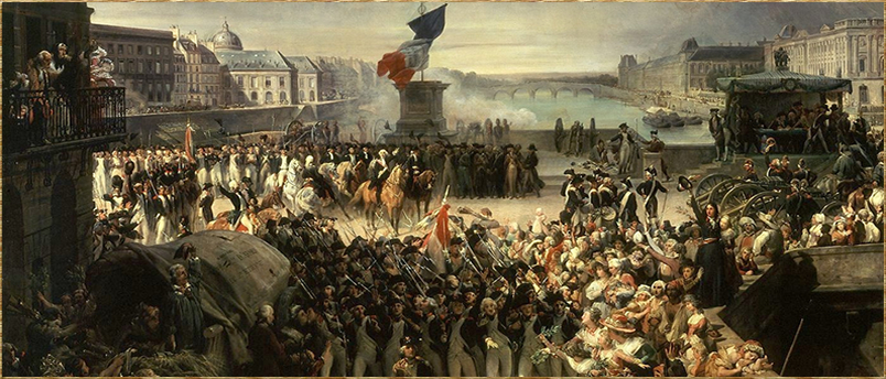 La Garde Nationale de Paris part pour l’Armée, Septembre 1792 (The Paris National Guard on its Way to the Army, September 1792) - Léon Cogniet
