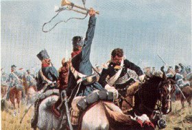 Prussian Trumpeter in Action