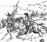 French Cavalry at Fleurus. Original artwork by Keith Rocco, www.keithrocco.com