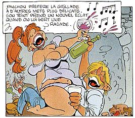 French couple performing a duet