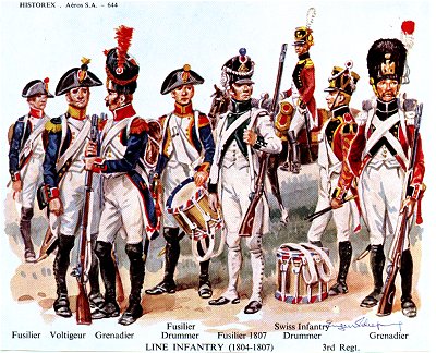 French Infantry, 1804-07