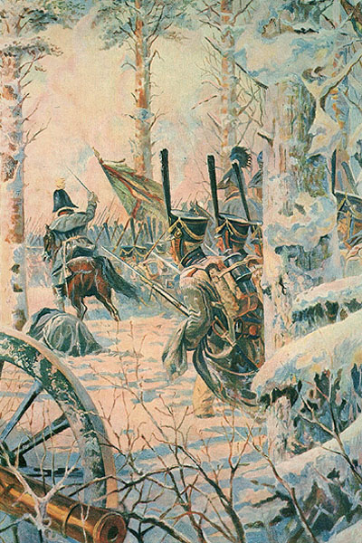 Russian Infantry advancing
