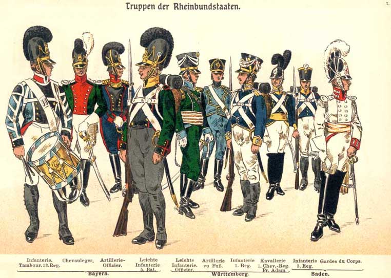 Rheinbund troops