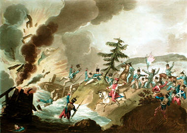 Explosion of the Elster Bridge