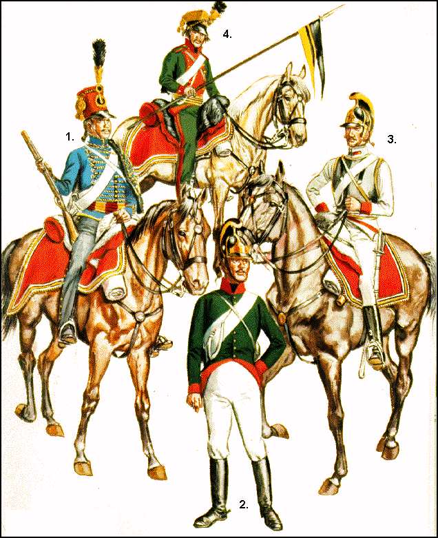 Austrian cavalry Uniforms