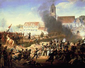 Landshut Bridge, 1809