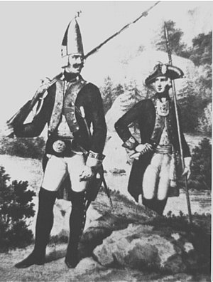 Grenadier and Sergeant, 1799