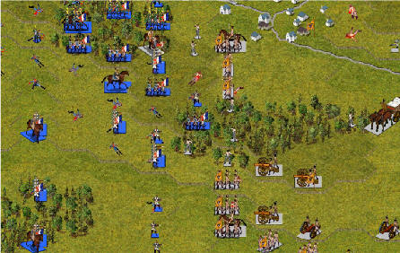 The 4th Division attacks the ridge.