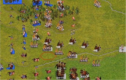 Austrian counterattack overruns the bavarian battery and kills General St. Hilaire