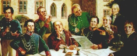 Prussian officers at Mainz, 1815