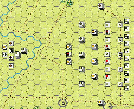 Troop density in attack