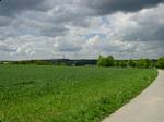 Looking NW from hill south of Unterisling