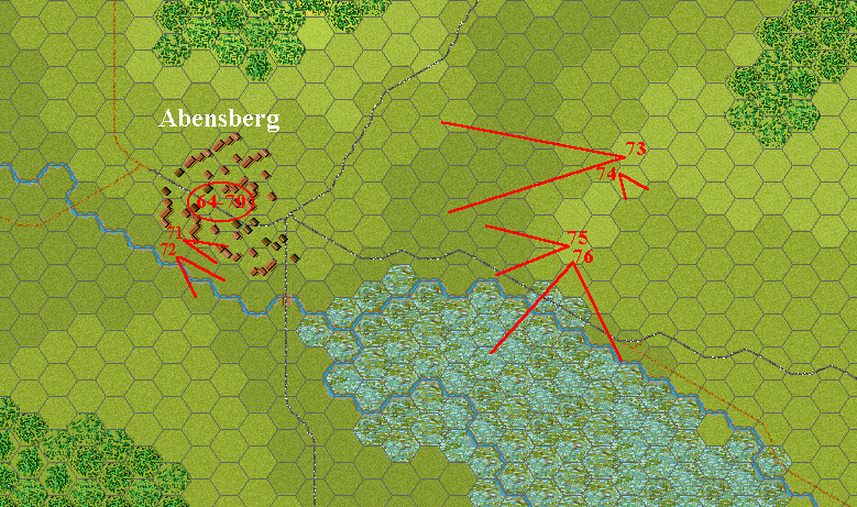 Photo locations at Abensberg