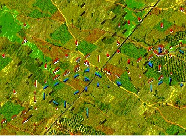Situation before the Allied attacks