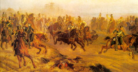 Russian Cavalry Attacking 