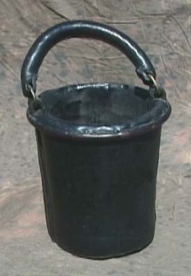 leather bucket