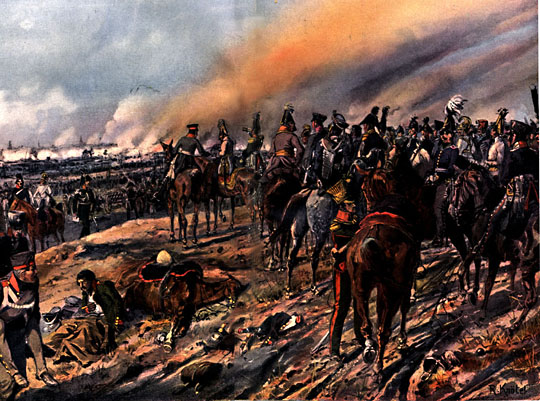 Prussian and allied staff at Leipzig