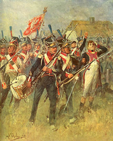 Polish 8th Infantry at Raszyn