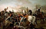 Napoleon wounded outside Ratisbon