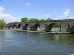 Upstream side of Steinerne Brcke